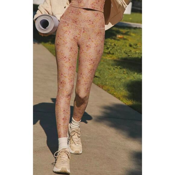Beyond Yoga Pants - Beyond Yoga Caught In The Midi Leggings Meadow Floral Athletic Workout Gym Sport